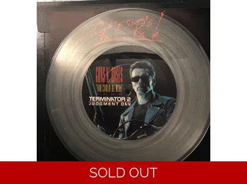 Guns N' Roses - You Could Be Mine - UK Limited Edition 2 Track Clear Vinyl